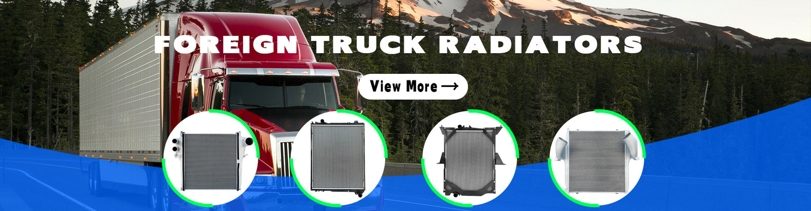 Schwerer LKW-Heizkörper