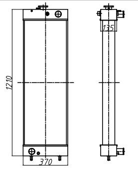 SK320LC-8 Aluminiumheizkörper SK320-8 SK330LC-8 SK330-8 SK350LC-8 SK350-8 SK400LC-8 SK400-8 LC05P00043S001 LC05P00043S034