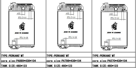 Flexible Perkins Generator Radiator For Manufacturing-Anlage