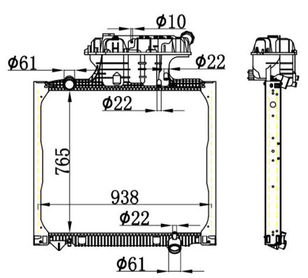 Silberner Farbmann Tga-Heizkörper 81061016472 81061016510 81061016458 81061016468 81061006653 81061016518